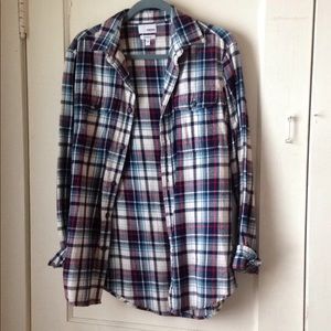 Long sleeve plaid flannel
